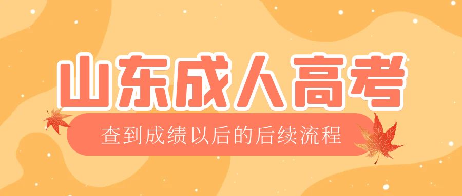 烟台成考查完成绩以后做什么，烟台成考网